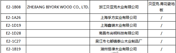 【上海參展商名錄】第十九屆中國國際地板材料及輔裝技術展覽會