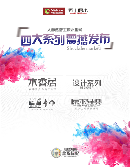 引領(lǐng)潮流，大自然野生原木地板四大品類震撼亮相！