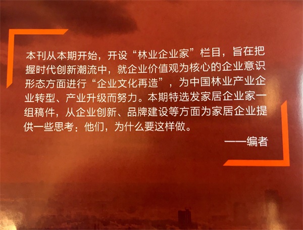 意氣風發(fā)譜寫中國家居新篇章